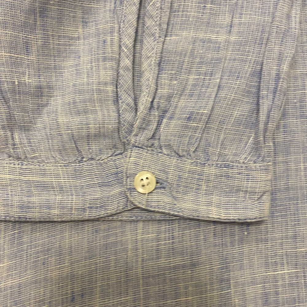 J. Crew 100% Linen Blue Doris Tunic Top Cover up Dress Women’s M - Picture 7 of 11
